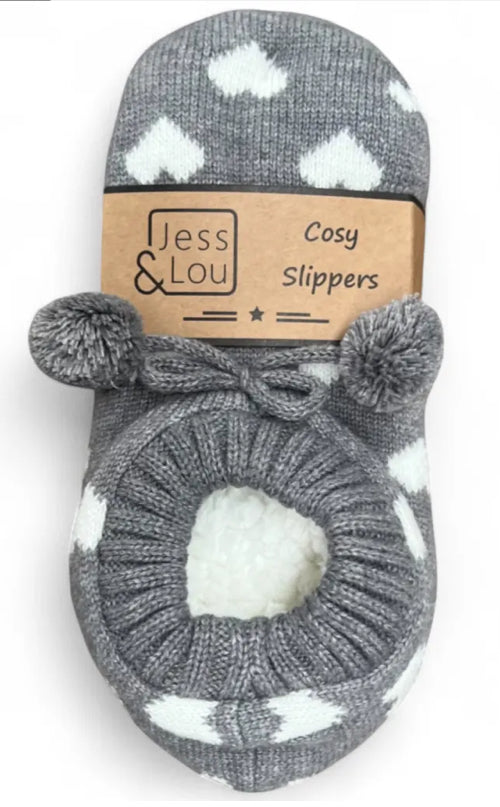 Heart Cosy Slippers