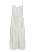 EdaSZ Maxi Strap Dress Ice Vallarta Flower Stripes