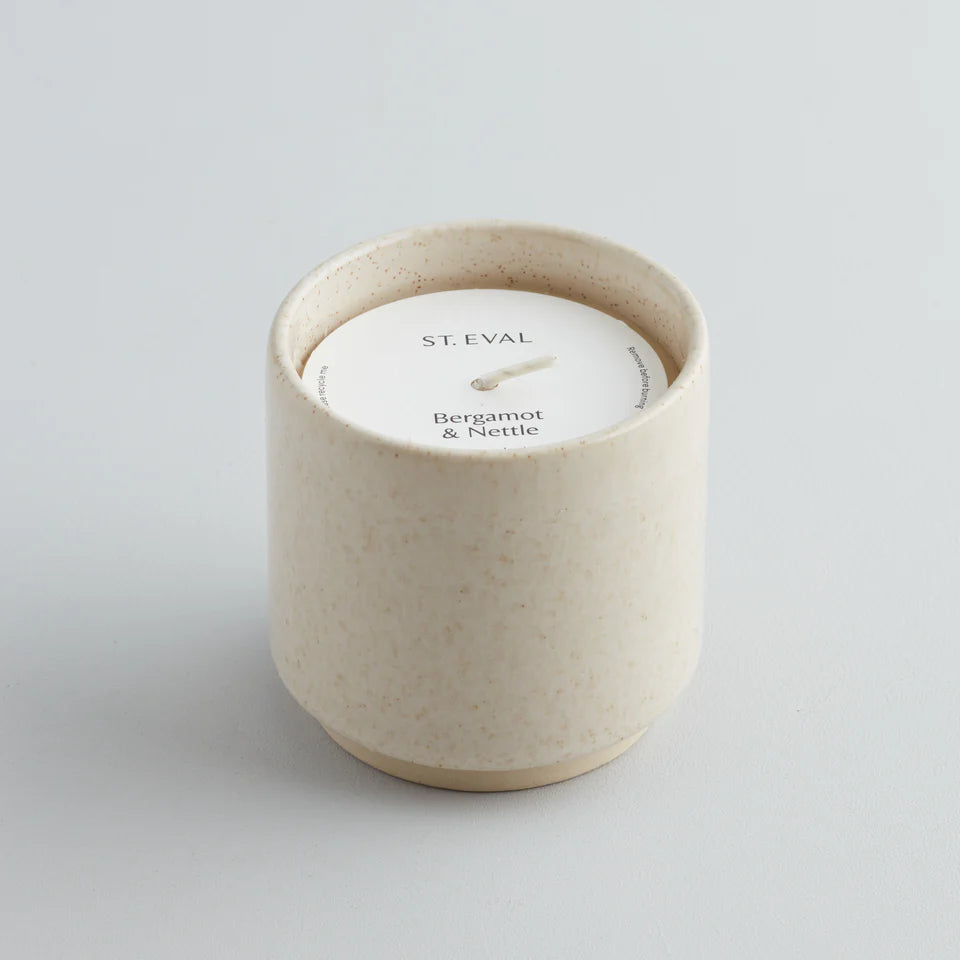 Bergamot & Nettle Sand Dune Pot Candle