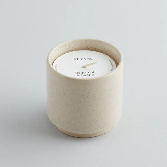 St Eval Bergamot & Nettle Sand Dune Pot Candle