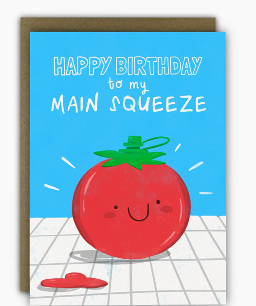 Running With Scissors Tomato Card