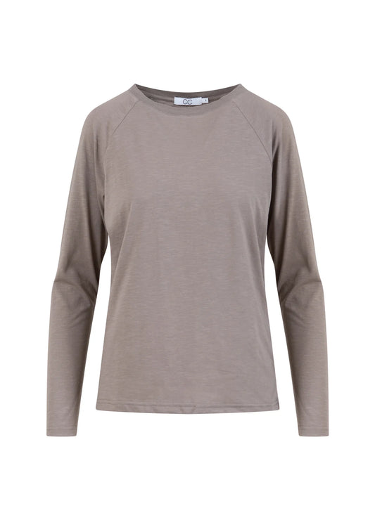 CC Heart Long Sleeve T-Shirt - Dark Mud