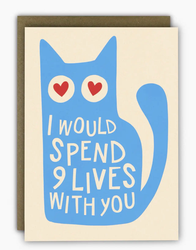 9 Lives Anniversary Card