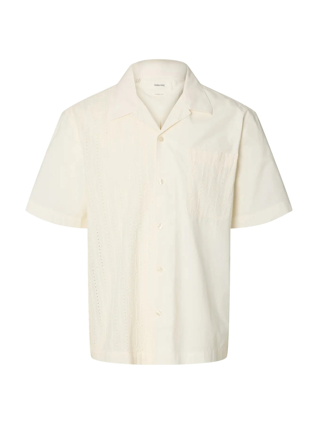 SLHRLXJAX BRODERIE SS SHIRT