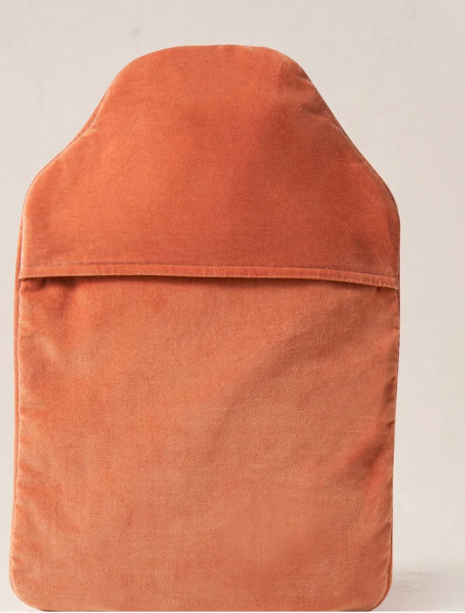 Sun Goddess Velvet Hot Water Bottle - Rust