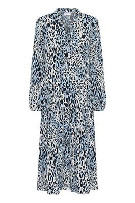 EdaSZ Maxi Dress - Blue Animal