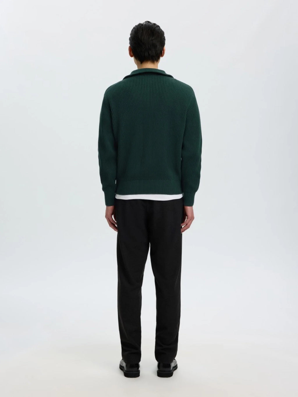 SLMDRY LS HALF ZIP KNIT