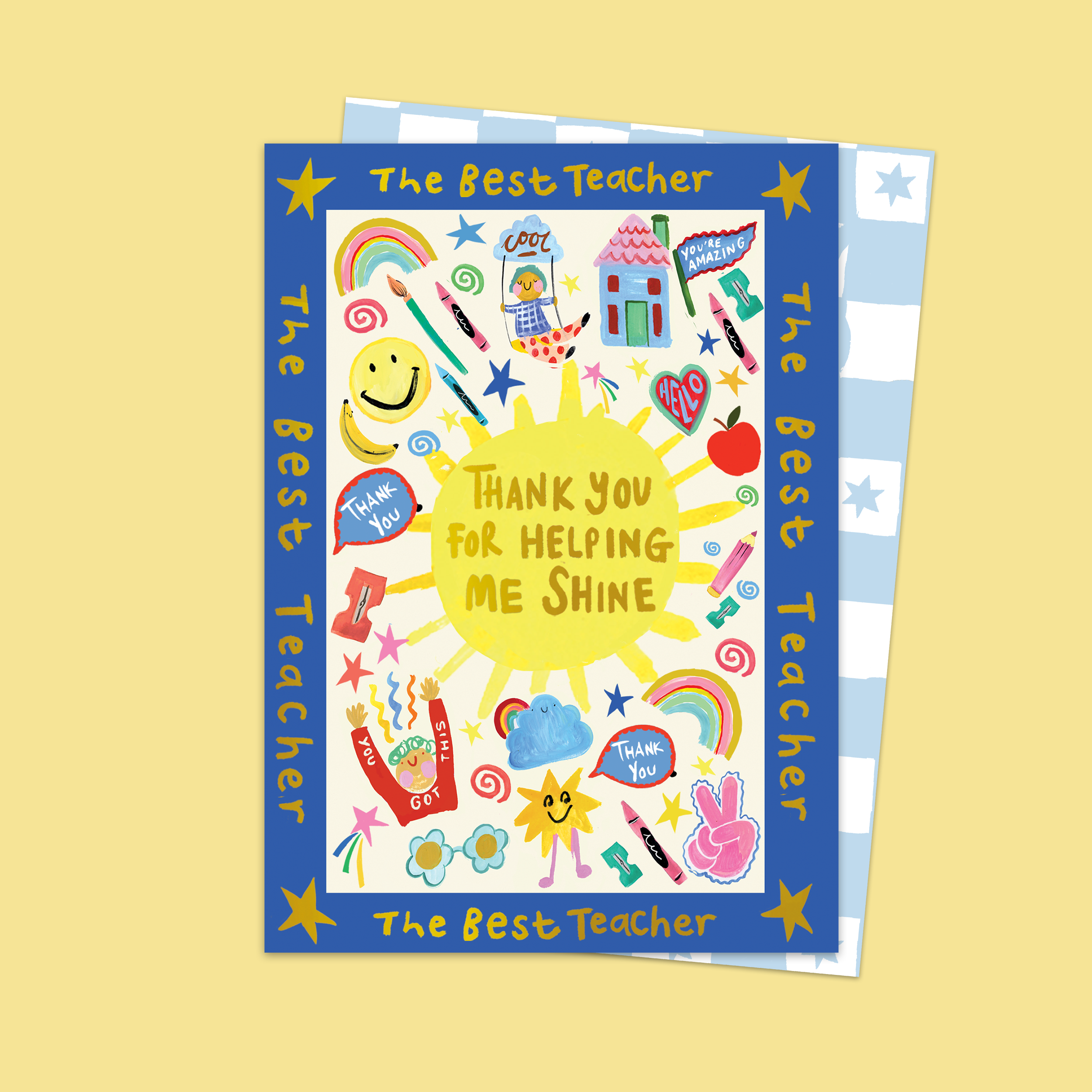 Thank You For Helping My Shine Card
