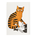 Cat Chess Card
