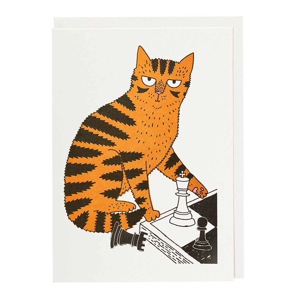 Cat Chess Card
