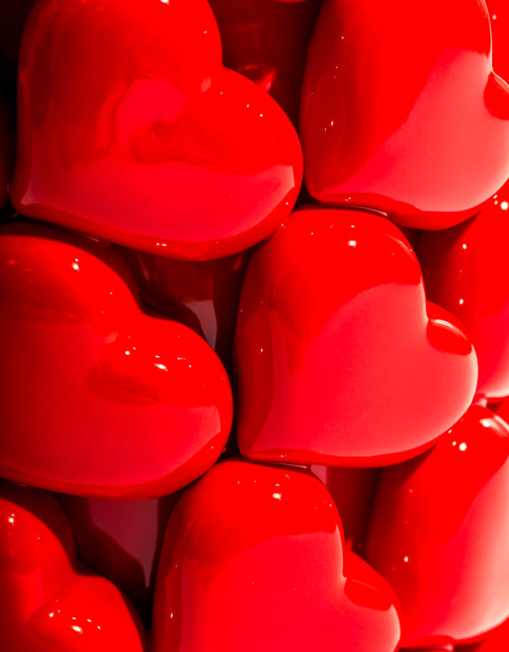 LARGE HEART CERAMIC VASE