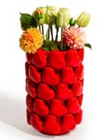 LARGE HEART CERAMIC VASE