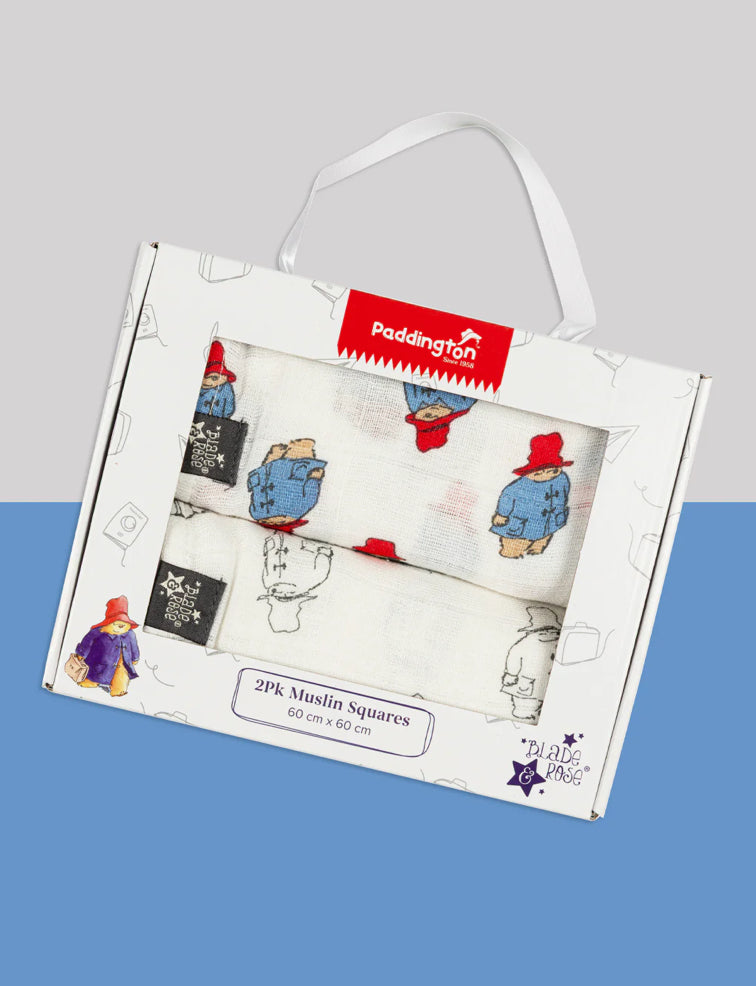 Paddington Loves To Travel Muslin Squares - Pack Of 2