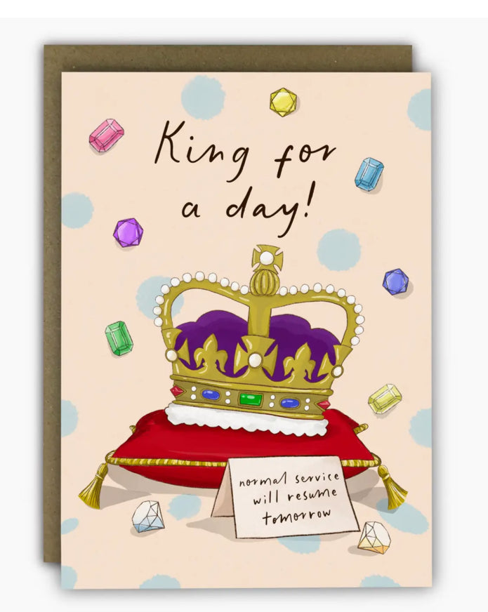 King Birthday Card