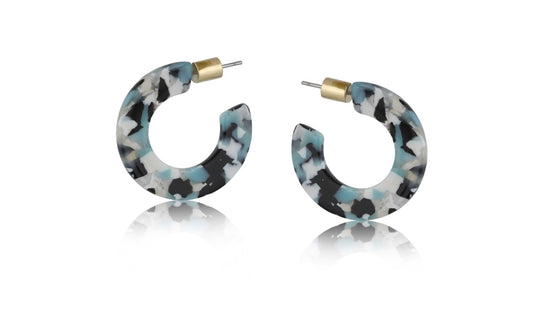 Erica Resin Hoop Earrings