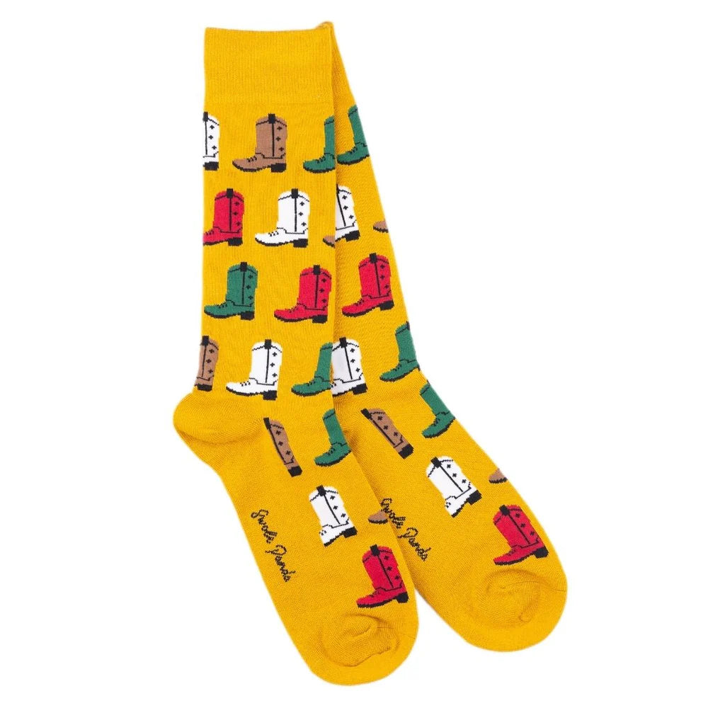 Cowboy Boot Bamboo Socks