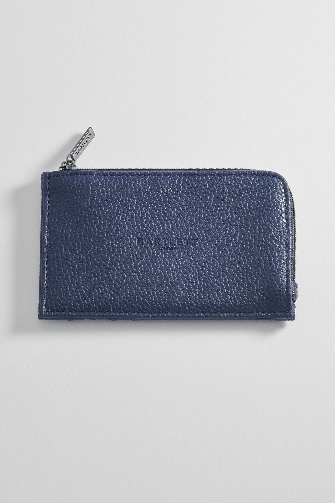 Mens Navy Zipped Card Holder