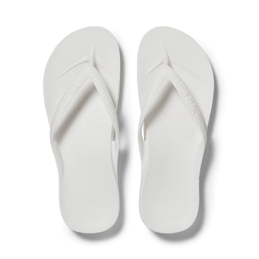 Archies Flip Flops - White