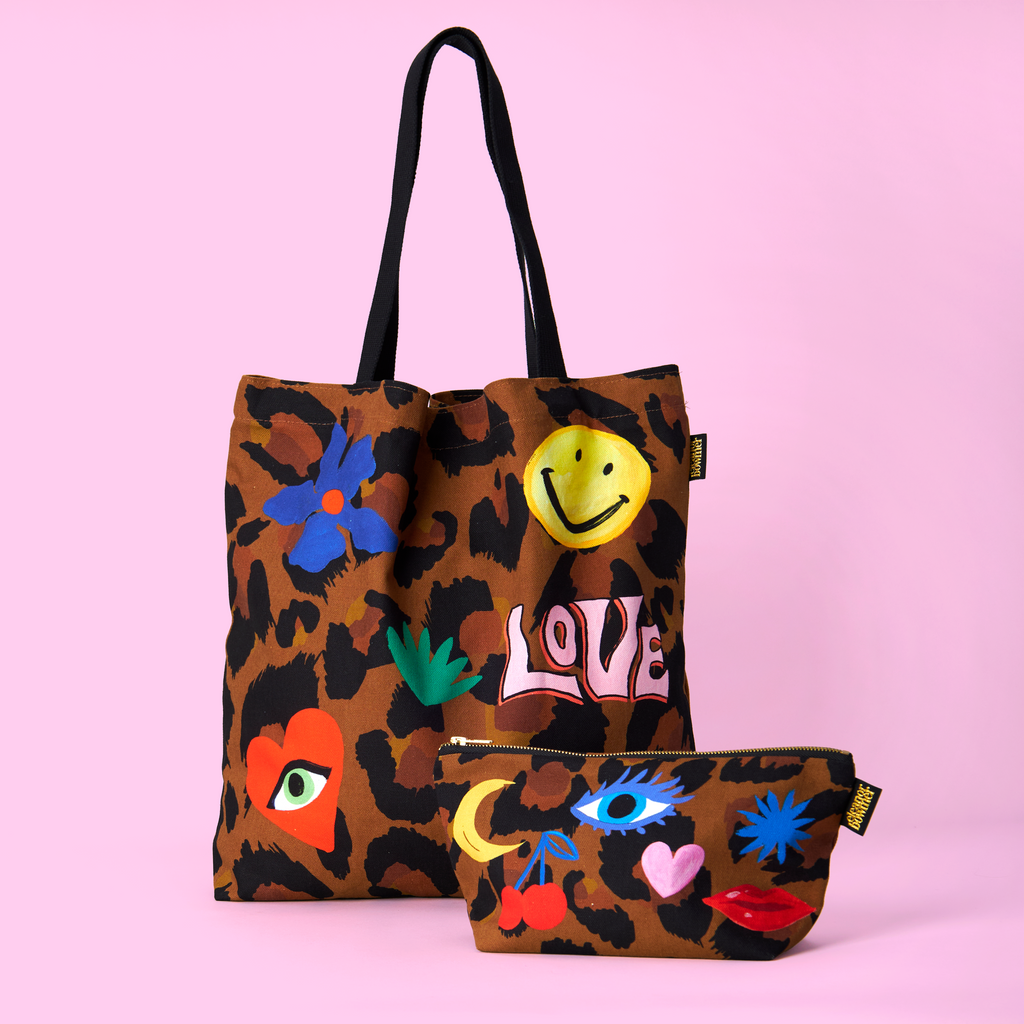 Leopard Icon Tote Bag