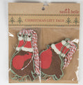 Christmas Robin Gift Tags -Set Of 10