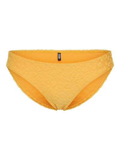 PCANYA BIKINI BRIEF - Orange Jacquard