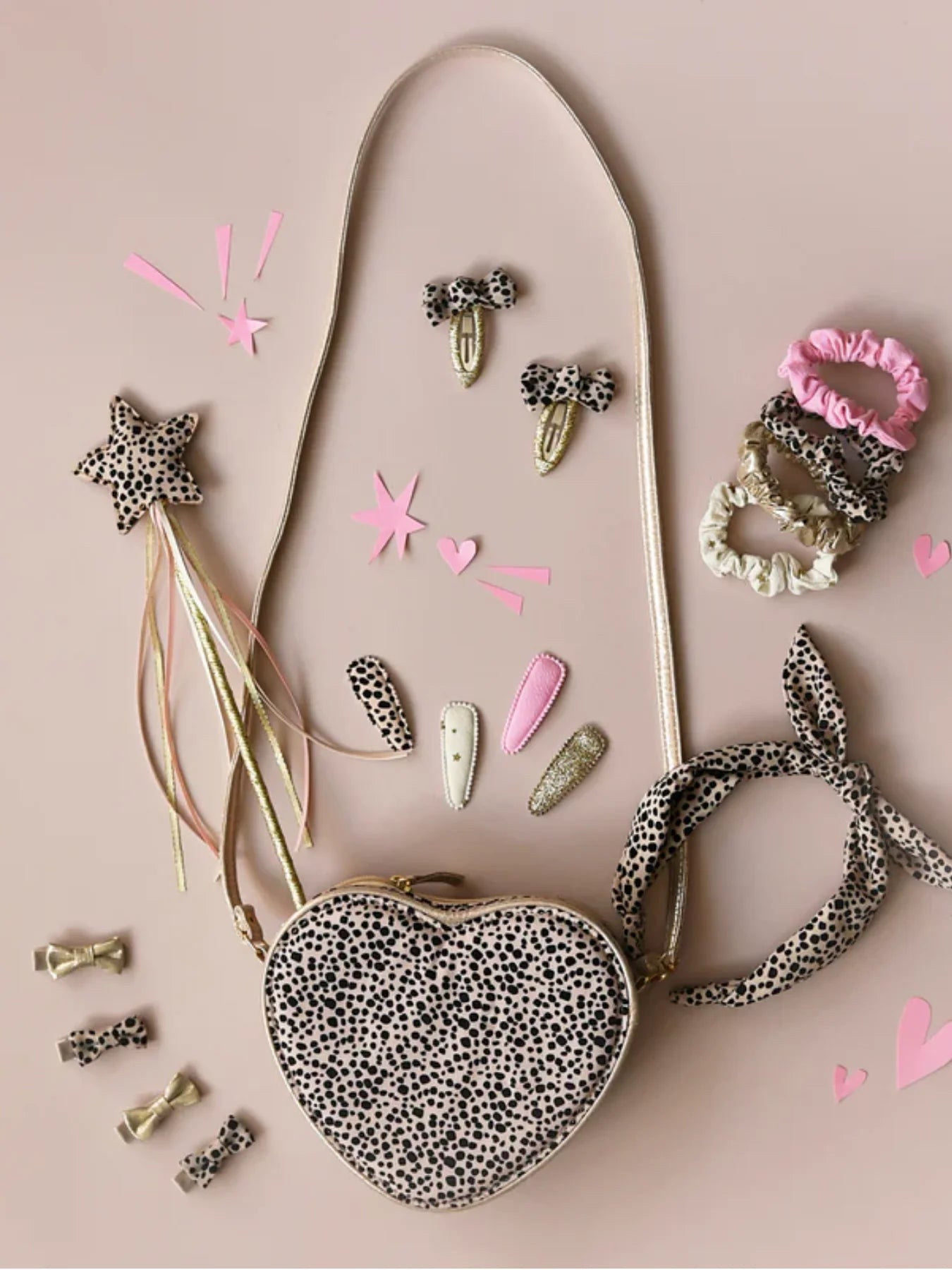 Love Heart Leopard Bag