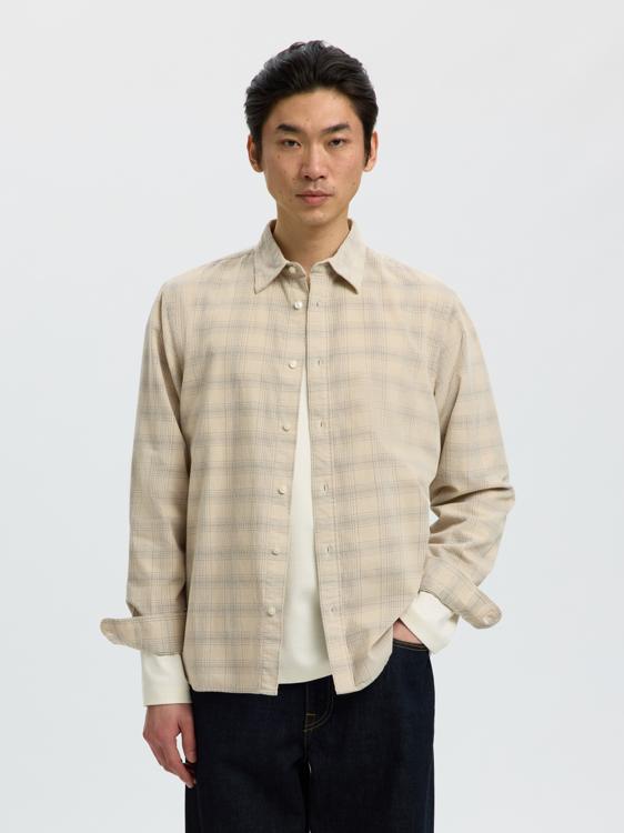 SLMCLAUS CORD CHECK SHIRT