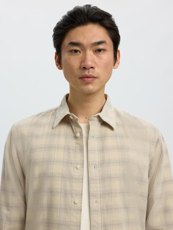 SLMCLAUS CORD CHECK SHIRT