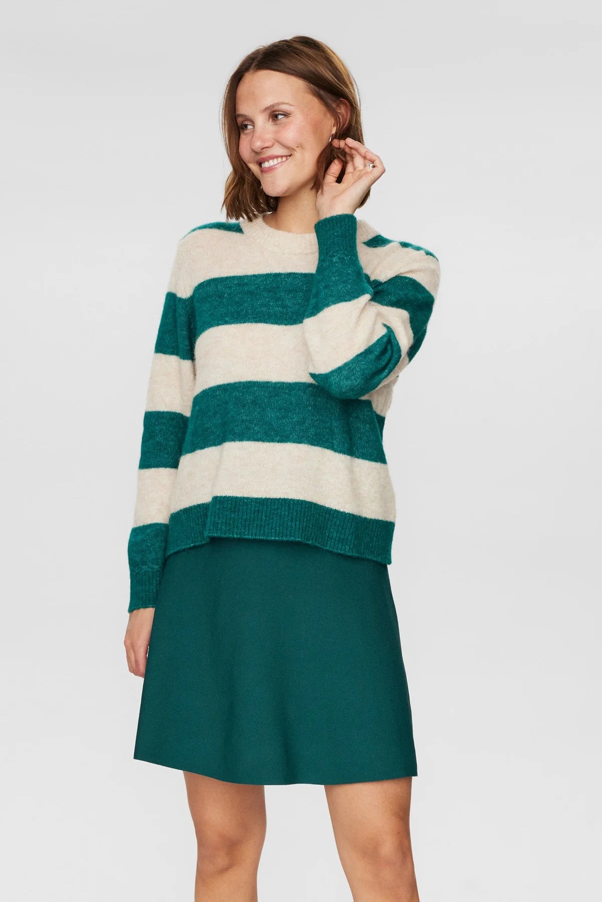 NURIETTE Stripe Pullover - Botanical Garden