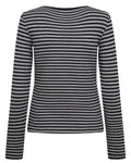NUMELANY LS BLOUSE - DARK SAPPHIRE