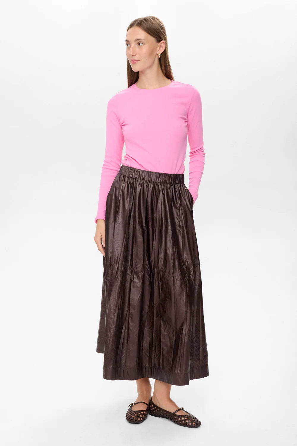 NUMIU SKIRT - BLACK COFFEE