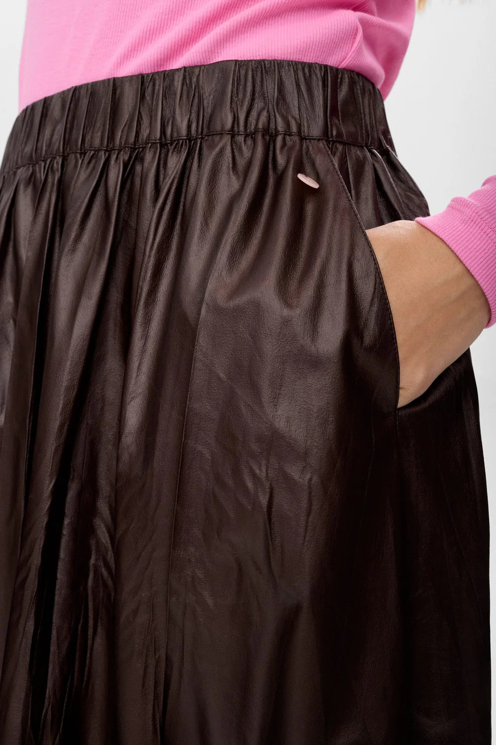 NUMIU SKIRT - BLACK COFFEE