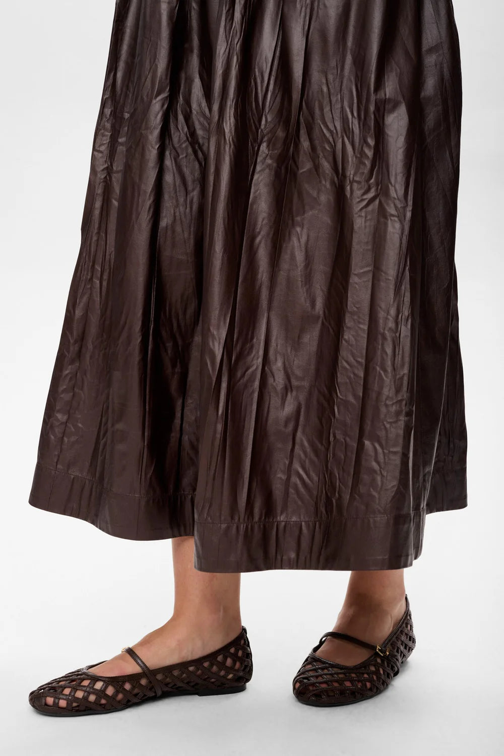 NUMIU SKIRT - BLACK COFFEE