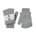 Husky Dog Knitted Gloves