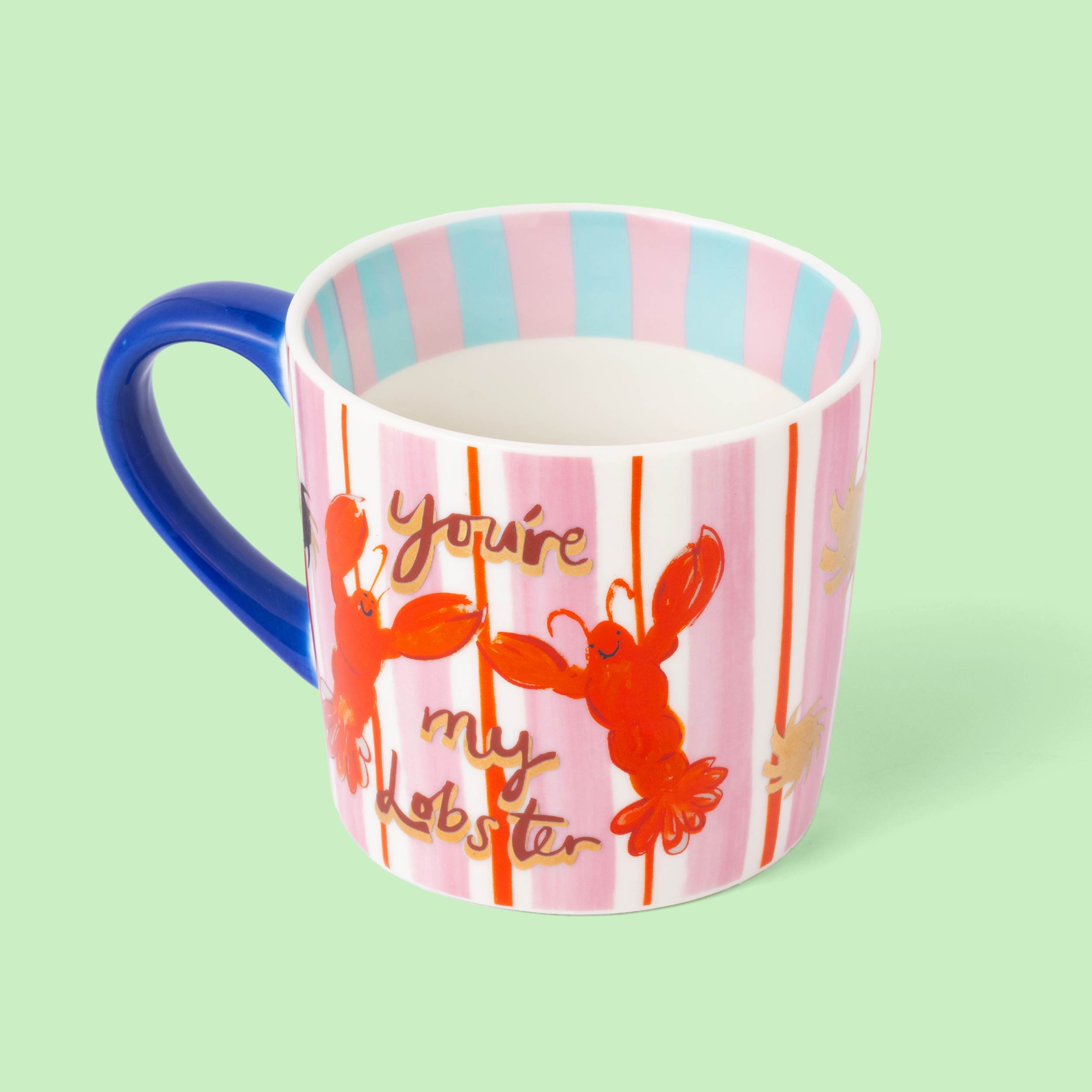 You're My Lobster Stripe Mug