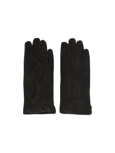 PCNELLIE SUEDE GLOVE - Black
