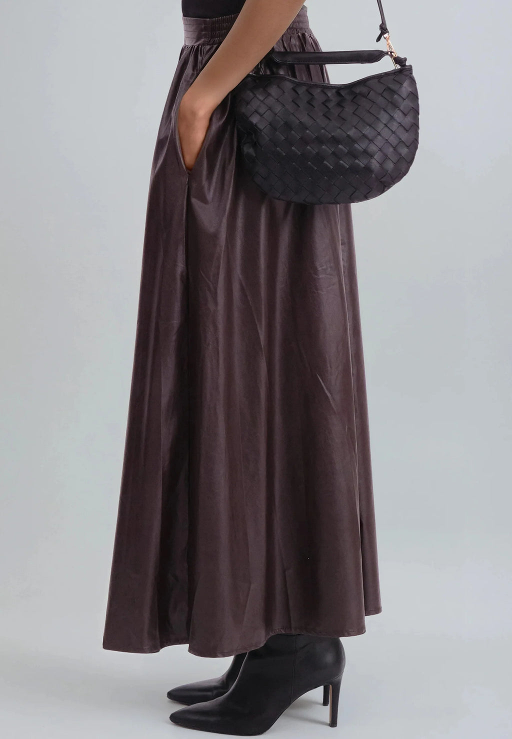 SOPHIE PLEATHER SKIRT