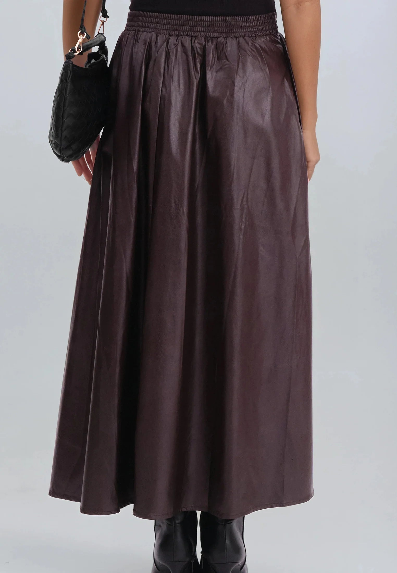 SOPHIE PLEATHER SKIRT