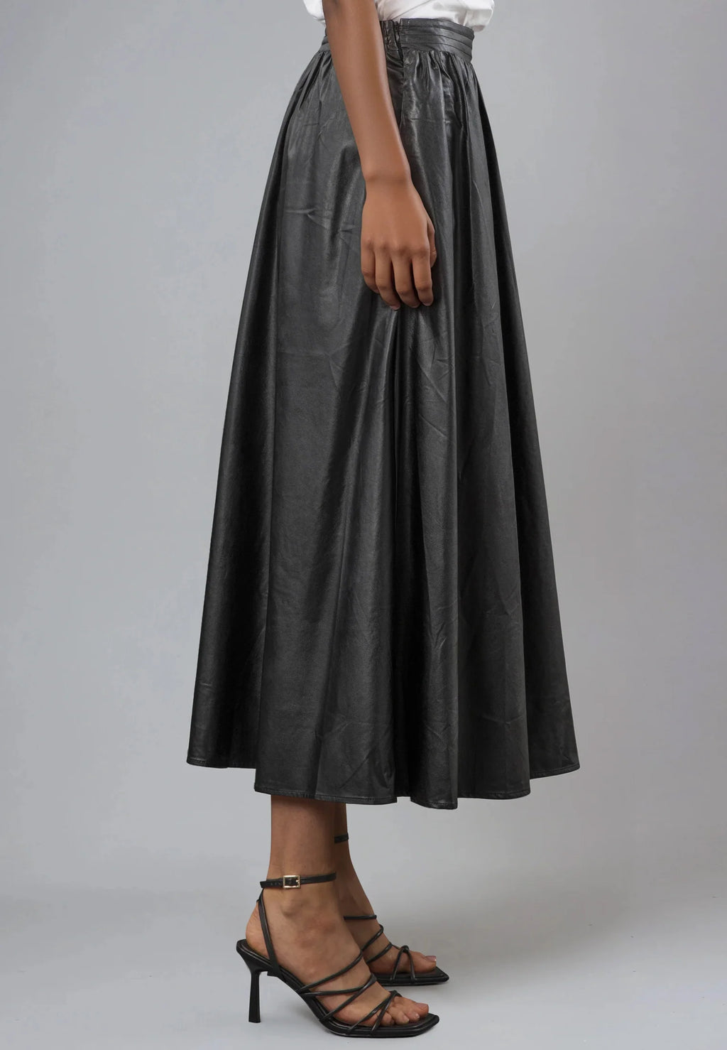 SOPHIE PLEATHER SKIRT