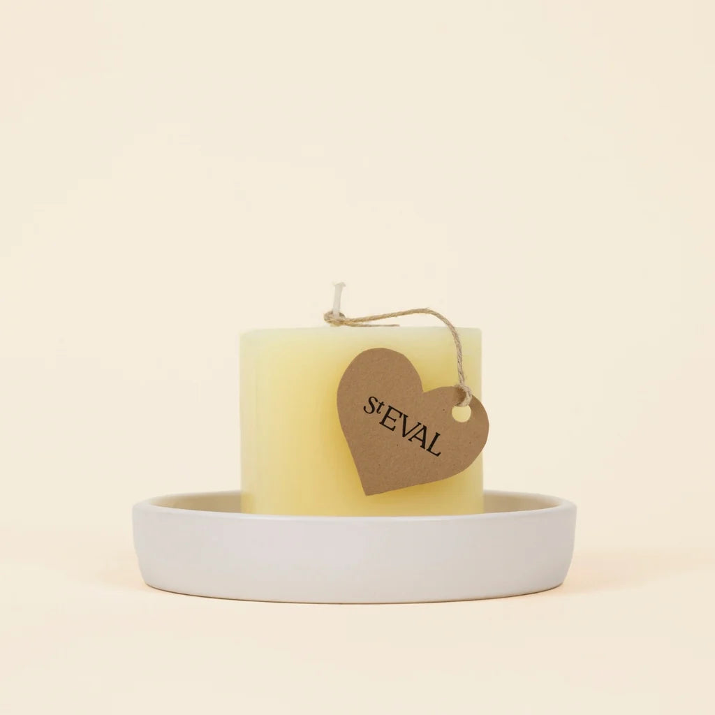 Ivory Mini Heart Candle