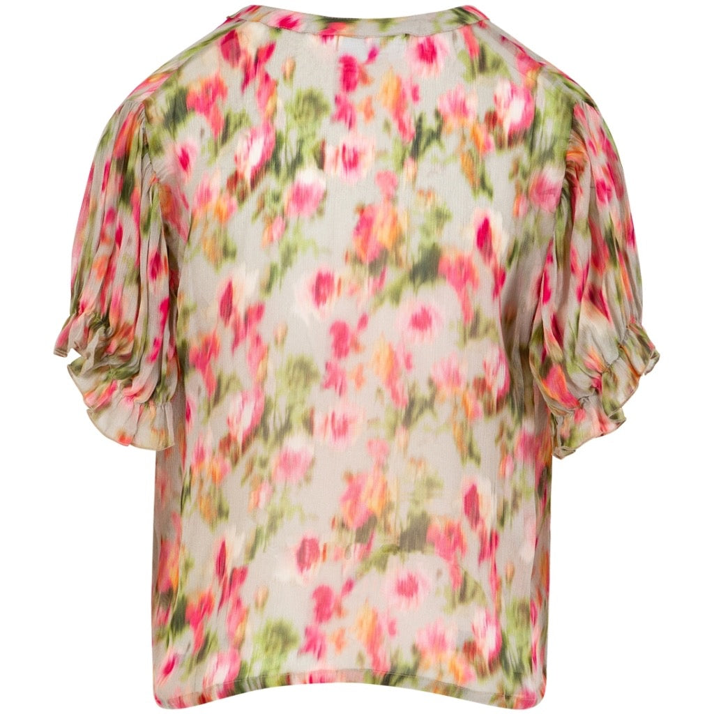 TOP IN FLORAL FADE