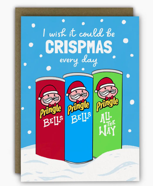 Running with Scissors Funny Christmas Cards