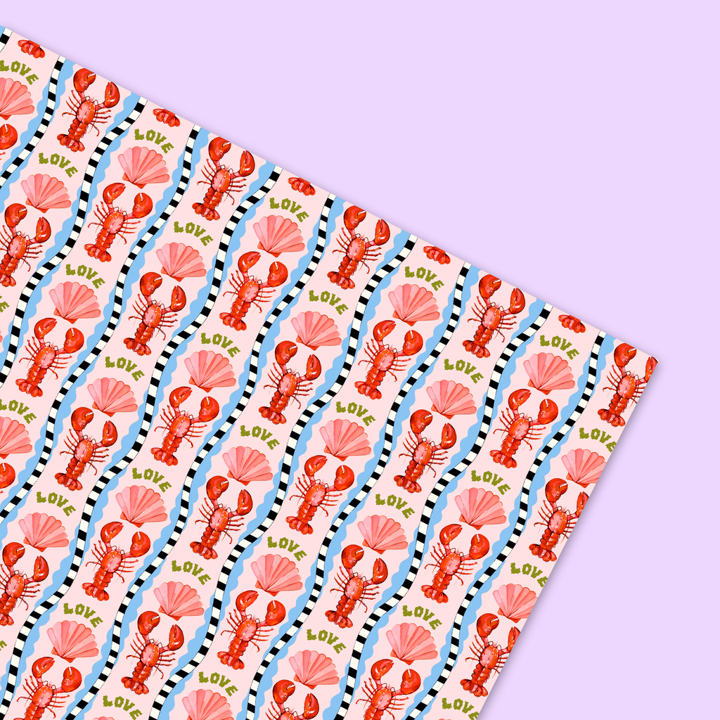 Lobster Love Gift Wrap