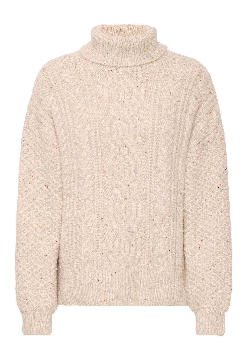 FRELLEA PULLOVER - Oatmeal Multi