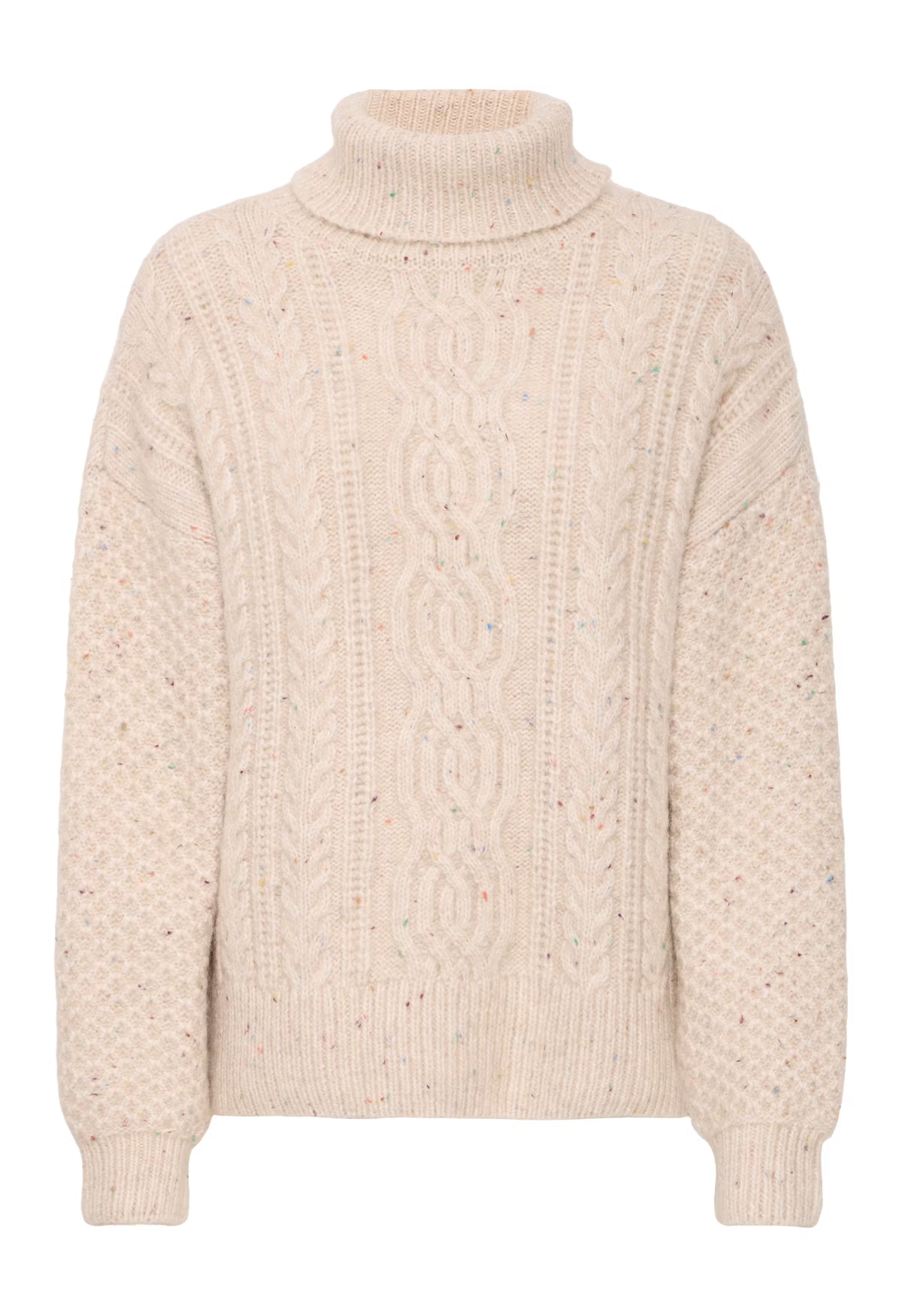 FRELLEA PULLOVER - Oatmeal Multi