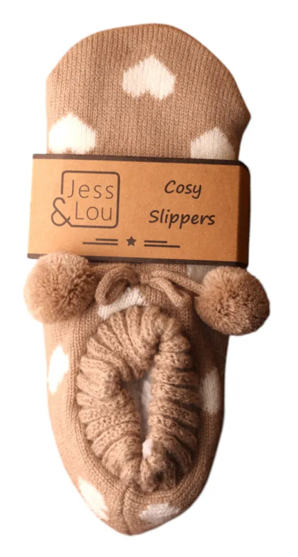 Heart Cosy Slippers