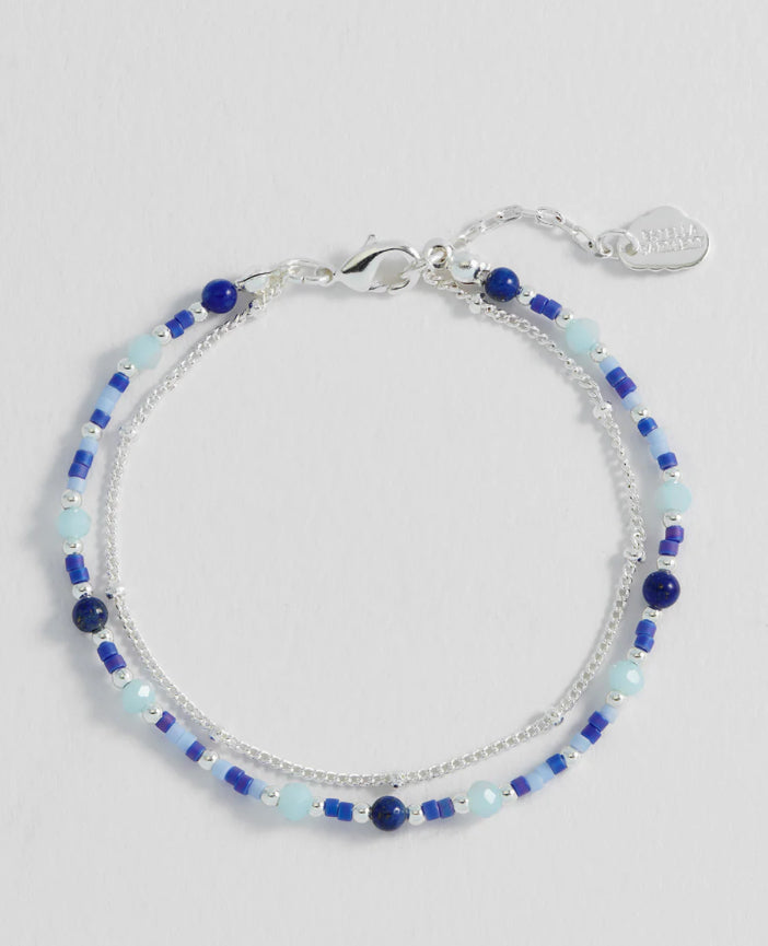 Mini Gemstone Duo Chain Bracelet