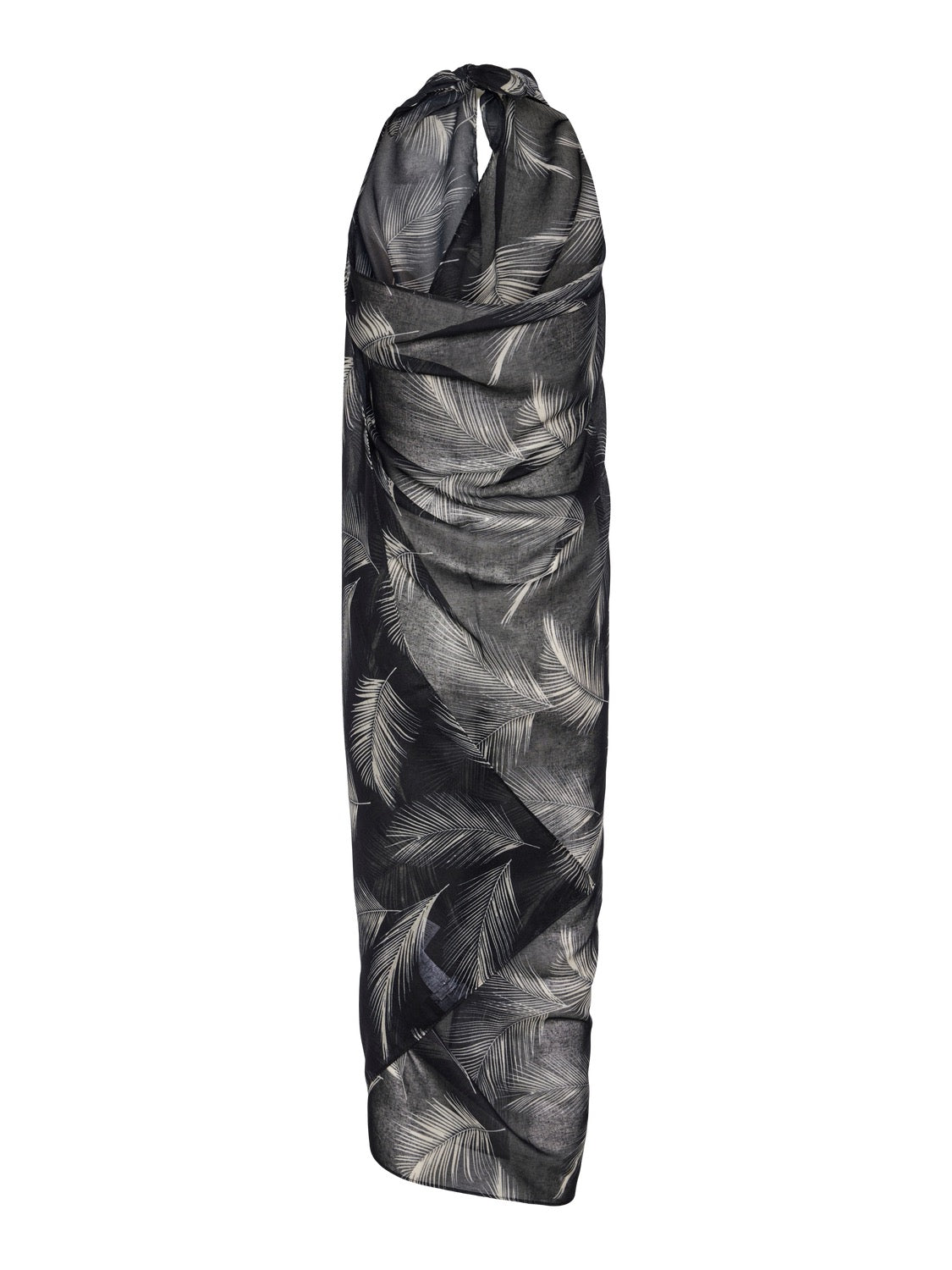 PCBANINNA 5IN1 SARONG - Black Onyx TROPICAL LEAF