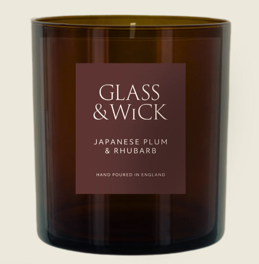 Glass & Wick Carnation Petals Candle