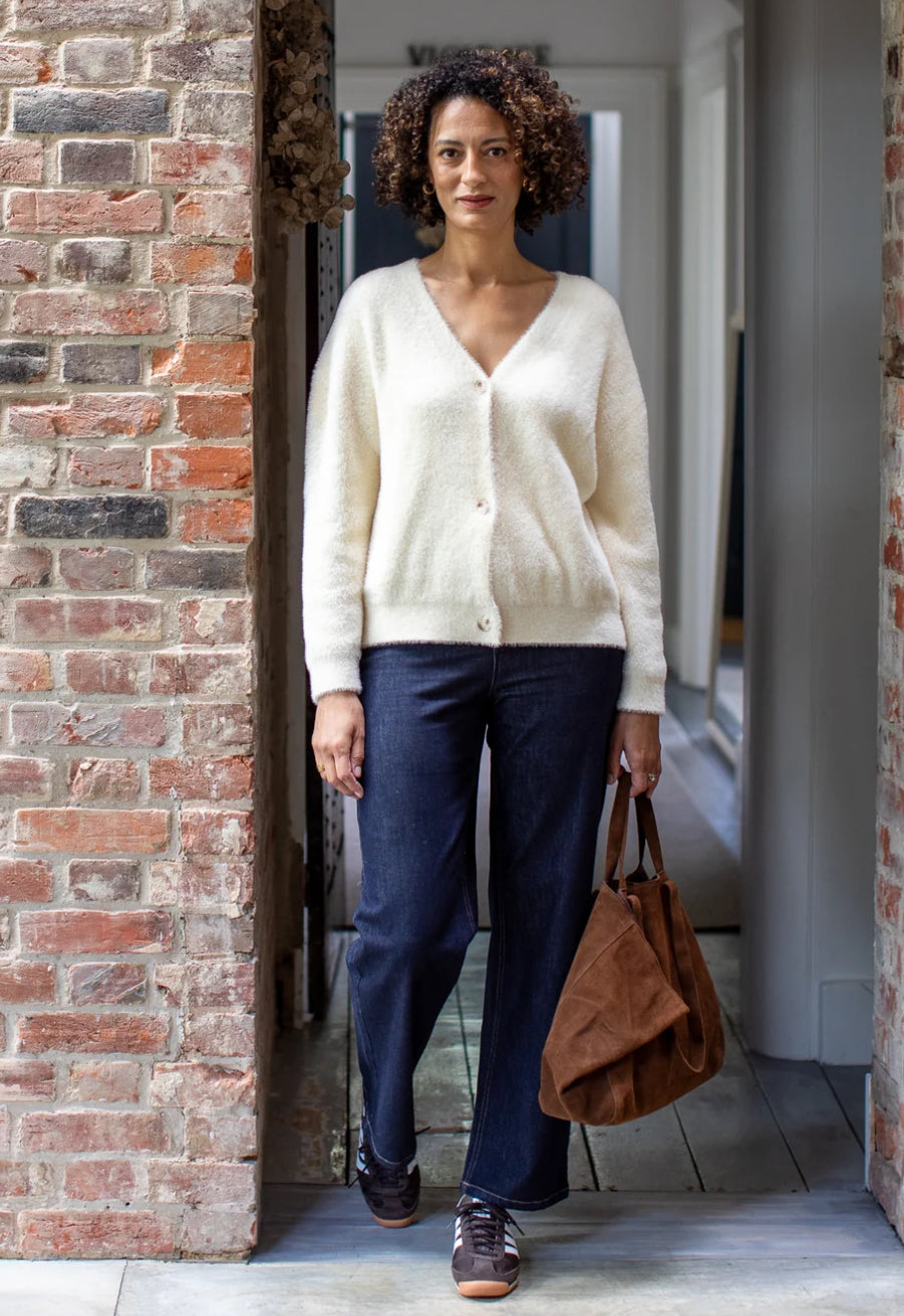 LIZ CARDIGAN - IVORY